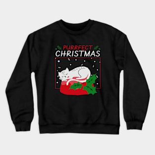 Purrfect Christmas Crewneck Sweatshirt